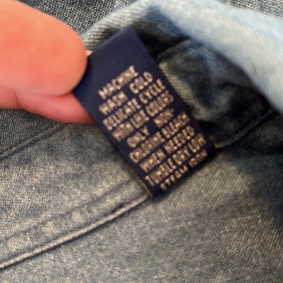 KAREN SCOTT sz 2X Denim Shirt Embroidered Christmas Holiday Cotton Kitsch Winter - Picture 16 of 16